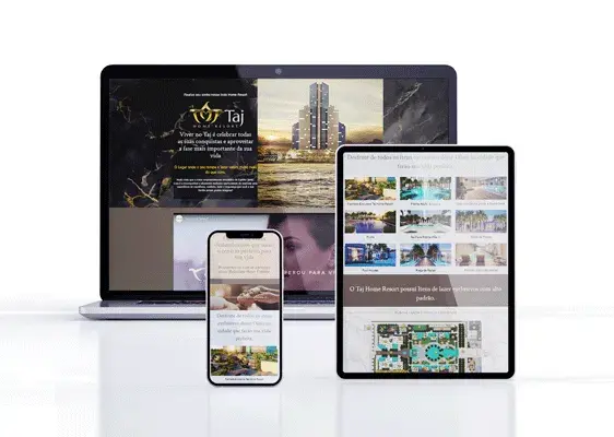 Landing Page Taj Home Resort